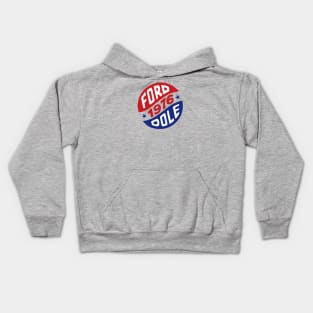 Gerald Ford and Bob Dole 1976 Presidential Campaign Button Kids Hoodie